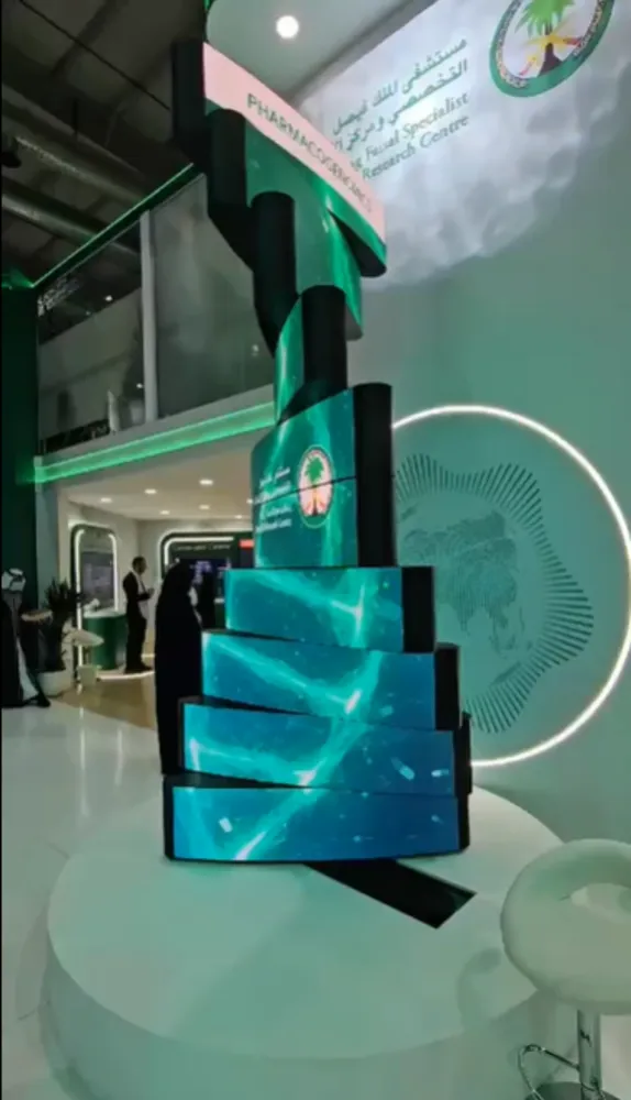 Detailed view of تركيبات الأنظمة السمعية والبصرية (AV) experiential design project setup - 4