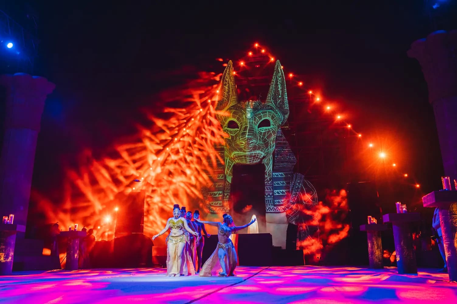 Detailed view of Event Production experiential design project setup - 1
