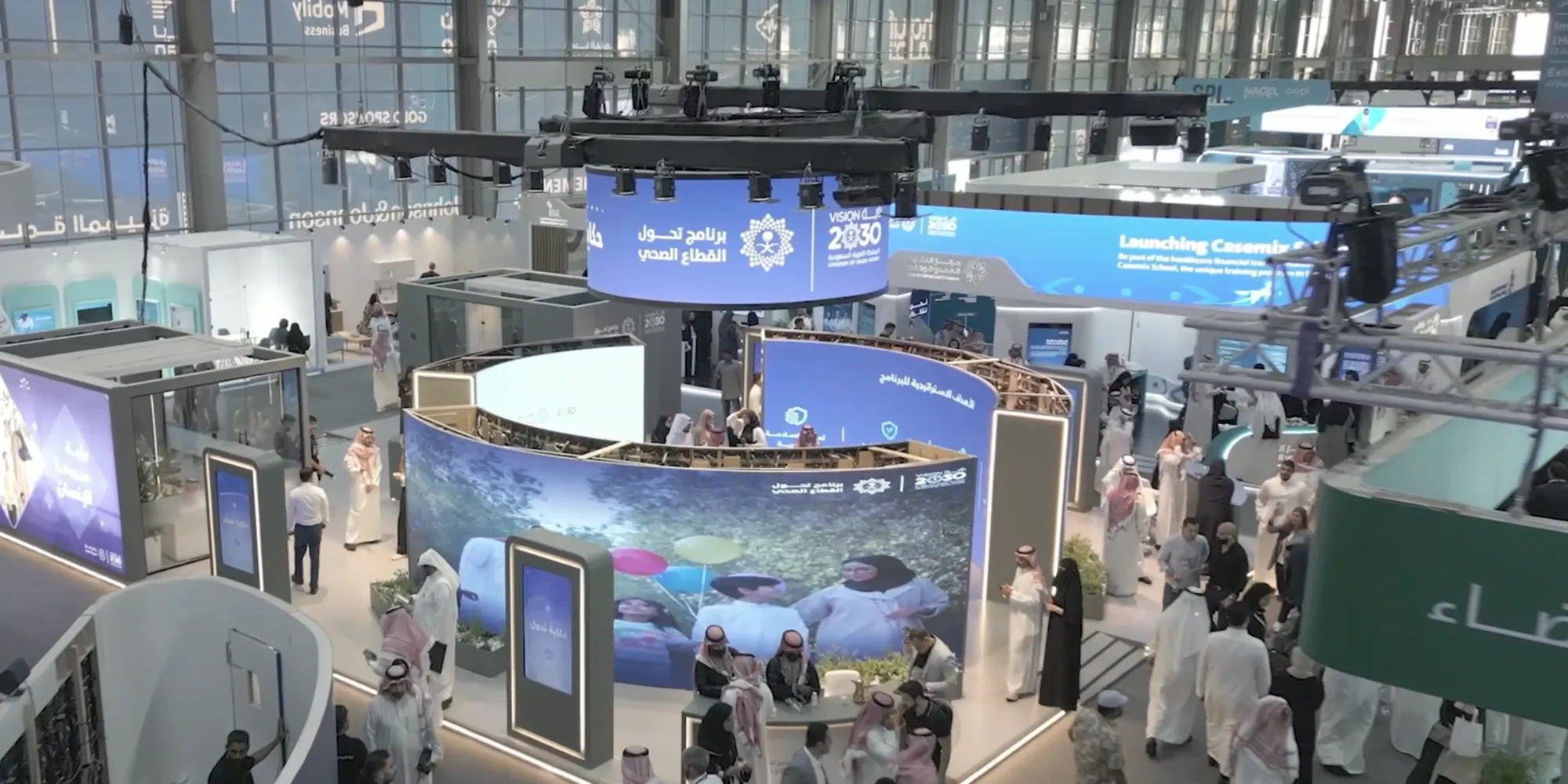 Detailed view of Exhibition Stand Build-up experiential design project setup - 2