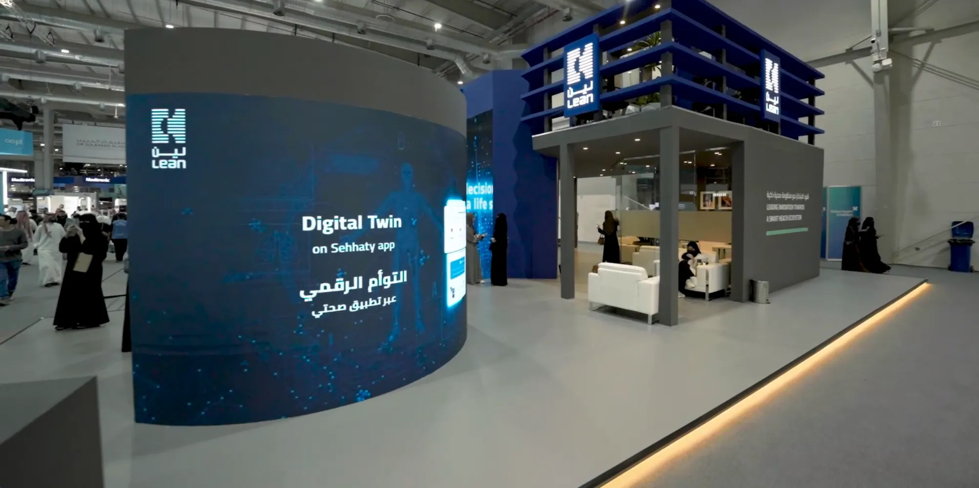 Detailed view of Exhibition Stand Build-up experiential design project setup - 3