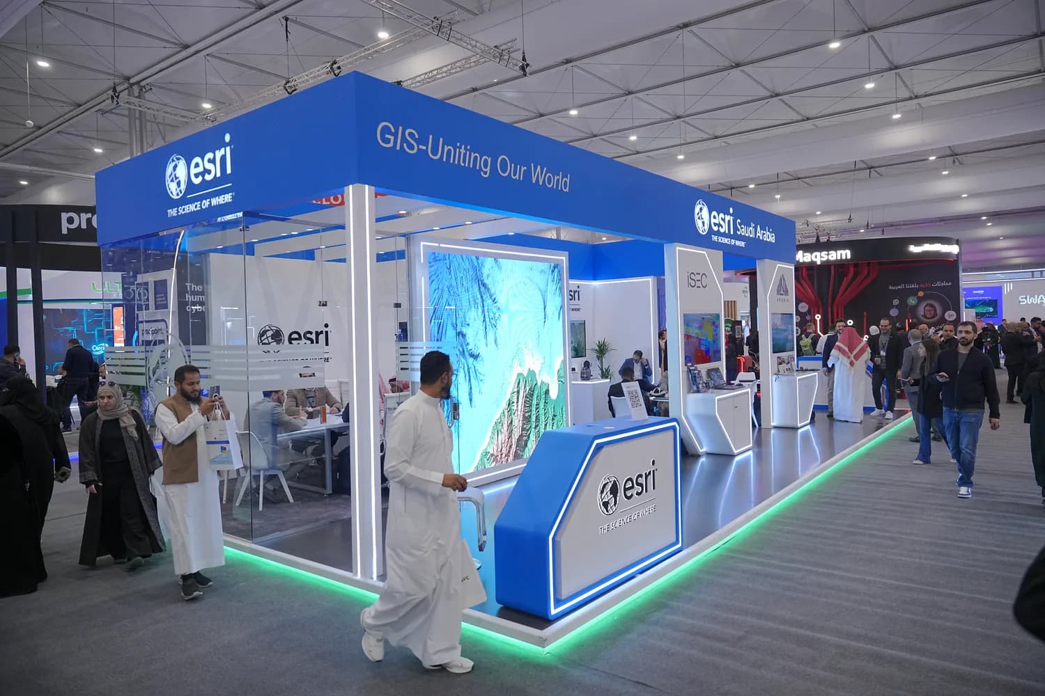 Detailed view of Exhibition Stand Build-up experiential design project setup - 4