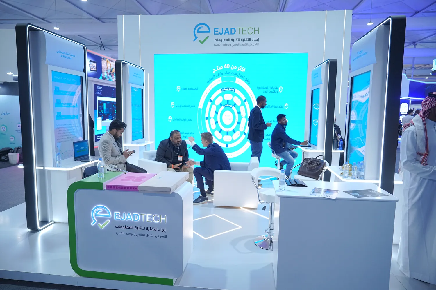 Detailed view of Exhibition Stand Build-up experiential design project setup - 5