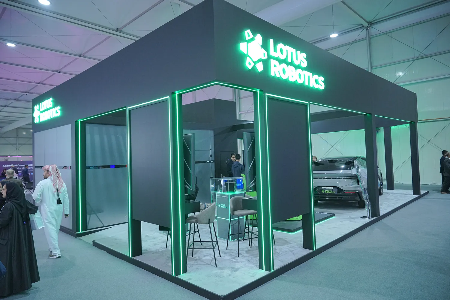 Detailed view of Exhibition Stand Build-up experiential design project setup - 6